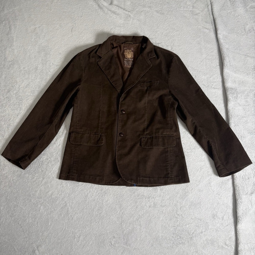 Jimmy'z Surf Co Men's XL Brown Corduroy Blazer Jacket California Preppy